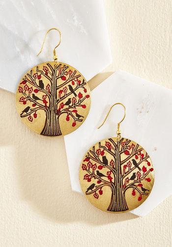  Under Lock And Tree Earrings