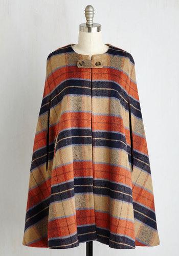 Namelessapparel Darling Detective Work Cape In Paprika
