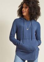 Modcloth Snuggled In Softness Knit Top In Navy In 4x