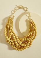  Burst Your Bauble Necklace In Mustard