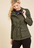  Escape Into Nature Jacket In Moss In M