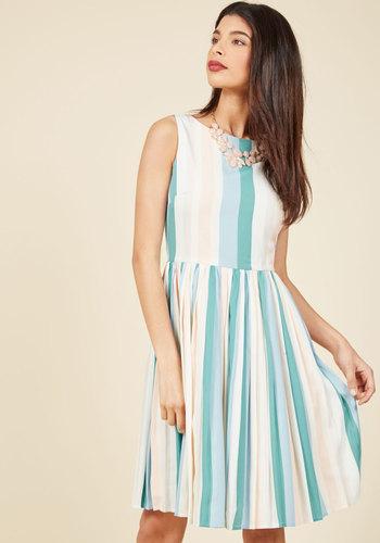  Colorful On Cue A-line Dress In 14 (uk)