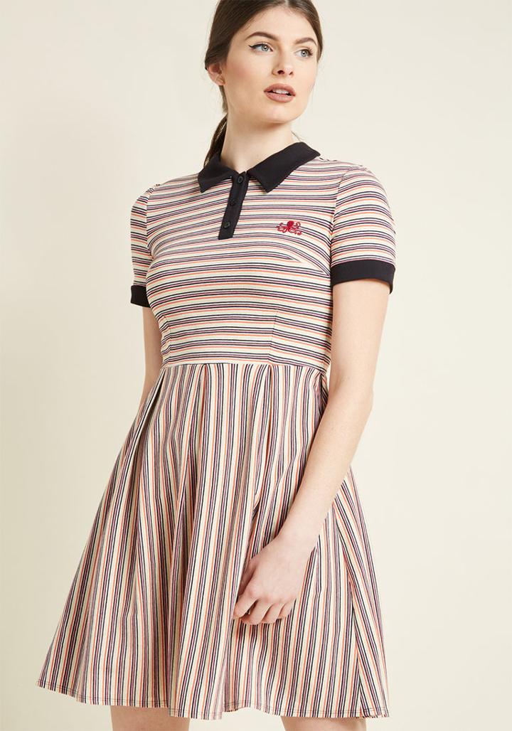 Modcloth Cultivated Quirk Shirt Dress In Octopus In S