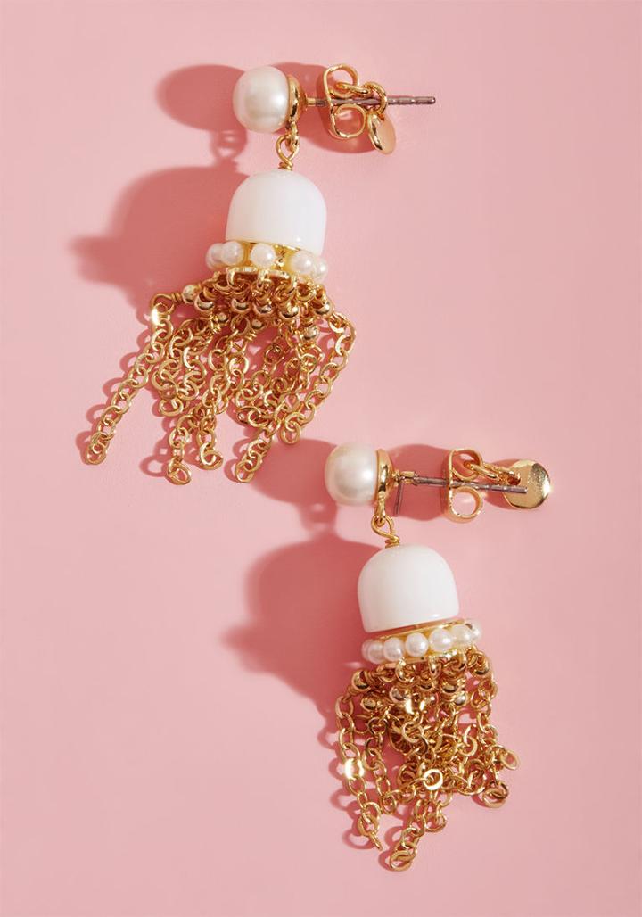 Lesnereides Les Neridies Pearly Perfection Earrings