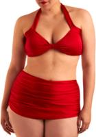  Bathing Beauty Two-piece Swimsuit In Red - 16-34 In 34