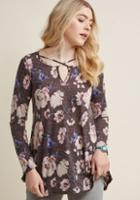 Modcloth Everyday Inspiration Long Sleeve Top In S