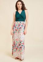  Adore County Maxi Dress In Watercolor Flowers In S
