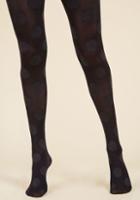 Modcloth Dressed To Dance Tights In Noir