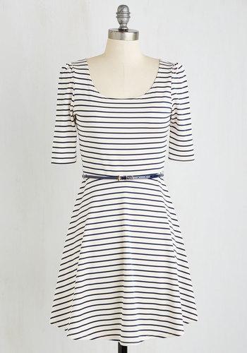 Hellomiss Colorful Confidence Dress In White
