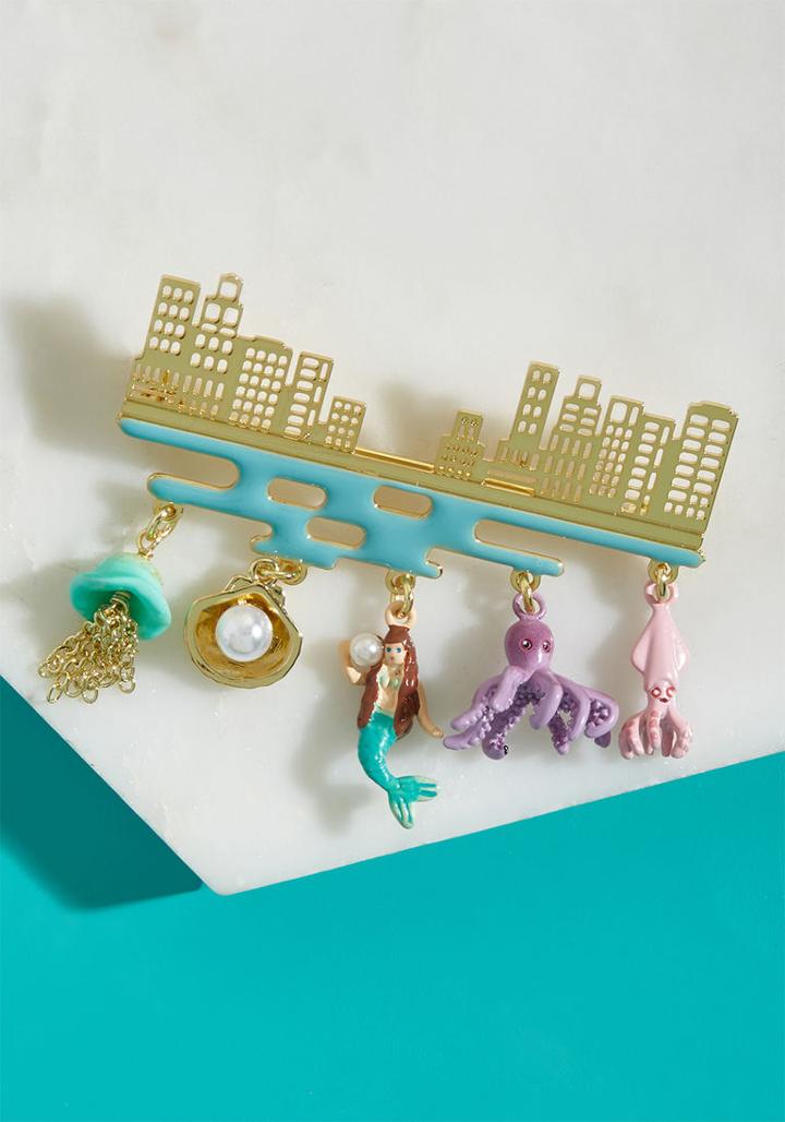 Lesnereides Les Nereides Siren Brooch