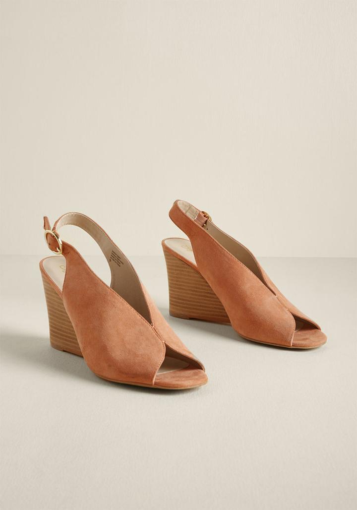 Seychelles Dazzling Suede Wedge In 9