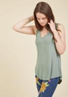  Endless Possibilities Tank Top In Sage In Xl