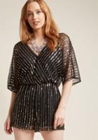 Bbdakota Chicago Shimmer Sequin Romper In S