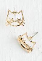 Novainc Came As A Cat Earrings