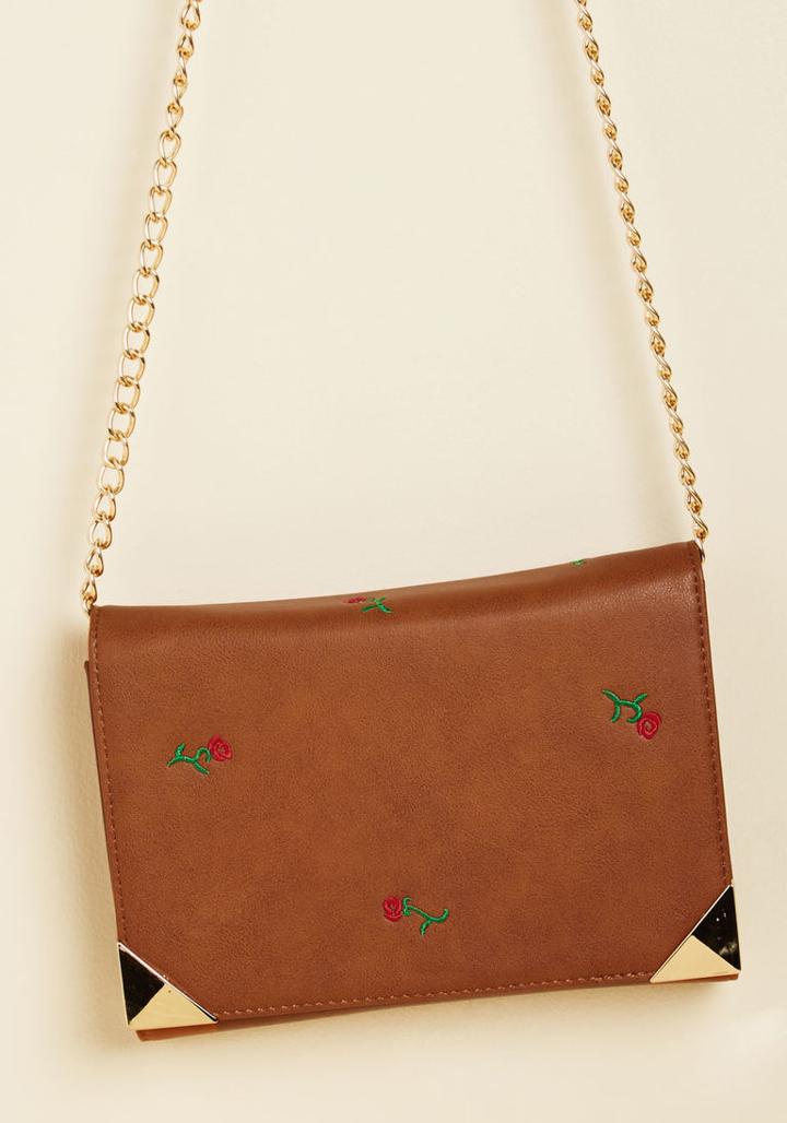 Modcloth That's All She Rose Crossbody Bag