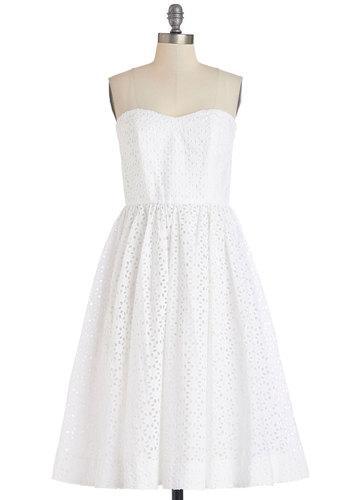 Donna Morgan Eyelet You A Lot Dress From Modcloth