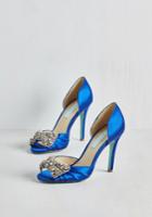 Betseyjohnsonfootwear Dancing Gleam Heel In Sapphire