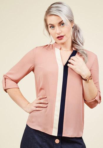  Alma Modern Top In Petal In 1x