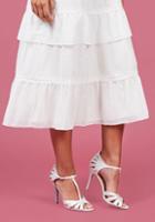 Bluebybetseyjohnson Animated Attitude T-strap Heel In Ivory In 6.5