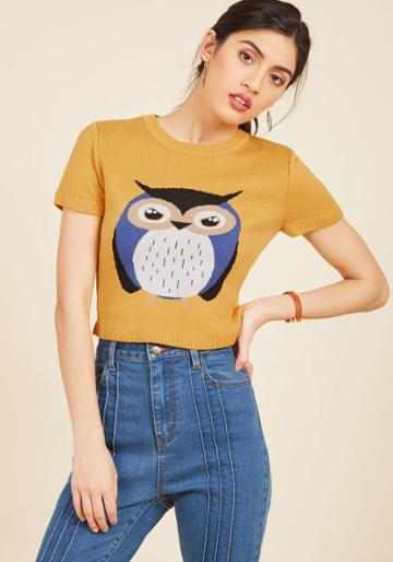  Says Hoot? Sweater In M