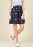  What's All The Racket? A-line Skirt In Navy In S
