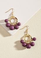  Burst Your Bauble Earrings In Grape