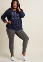 Modcloth Laid-back Lounging Leggings In Grey In S/m