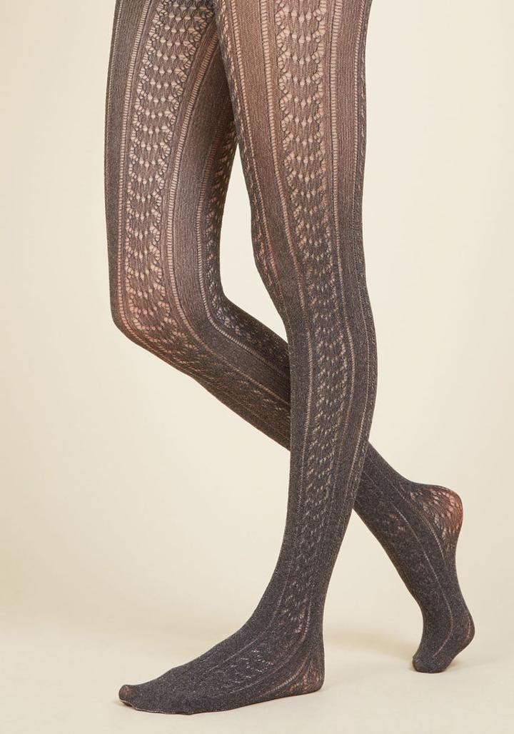 Modcloth Textured Final Touch Tights