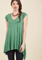 Modcloth A Crush On Casual Tunic In Rosemary