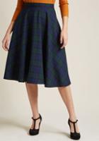 Hellbunny Hell Bunny Keep The Classics Coming Midi Skirt In Navy In S