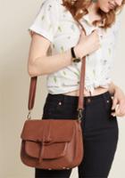 Modcloth Give Them Something To Toggle 'bout Bag In Brown