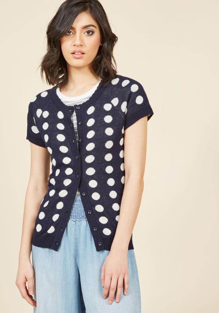  Aesthetic Input Polka Dot Cardigan In 3x