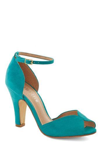 Demfon / Navid O Nadio Fine Dining Heel In Turquoise