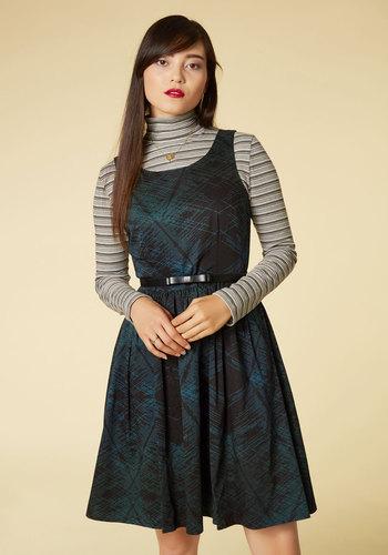  Classic Times, Classic Measures A-line Dress In M