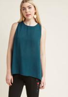 Modcloth In Plain Delight Sleeveless Top In L