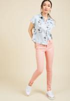  Obviously Elemental Skinny Jeans In Cotton Candy In 10 (uk)