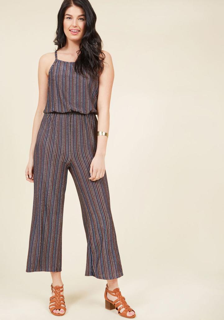 Modcloth Shine All You Like Jumpsuit In L