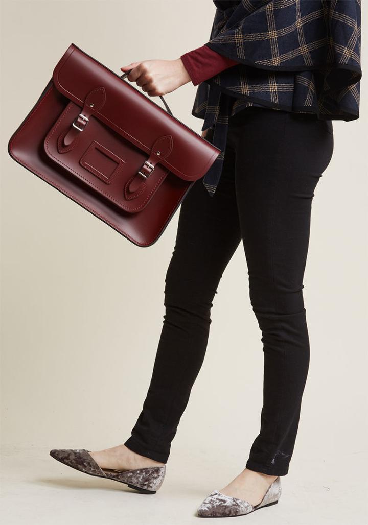 Cambridgesatchel The Cambridge Satchel Company Bag In Oxblood - 15