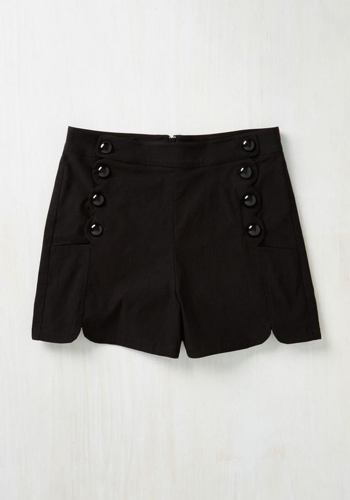  Ripples My Fancy Shorts In Black In Xl