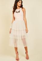  Tulle Me Everything Midi Dress In L