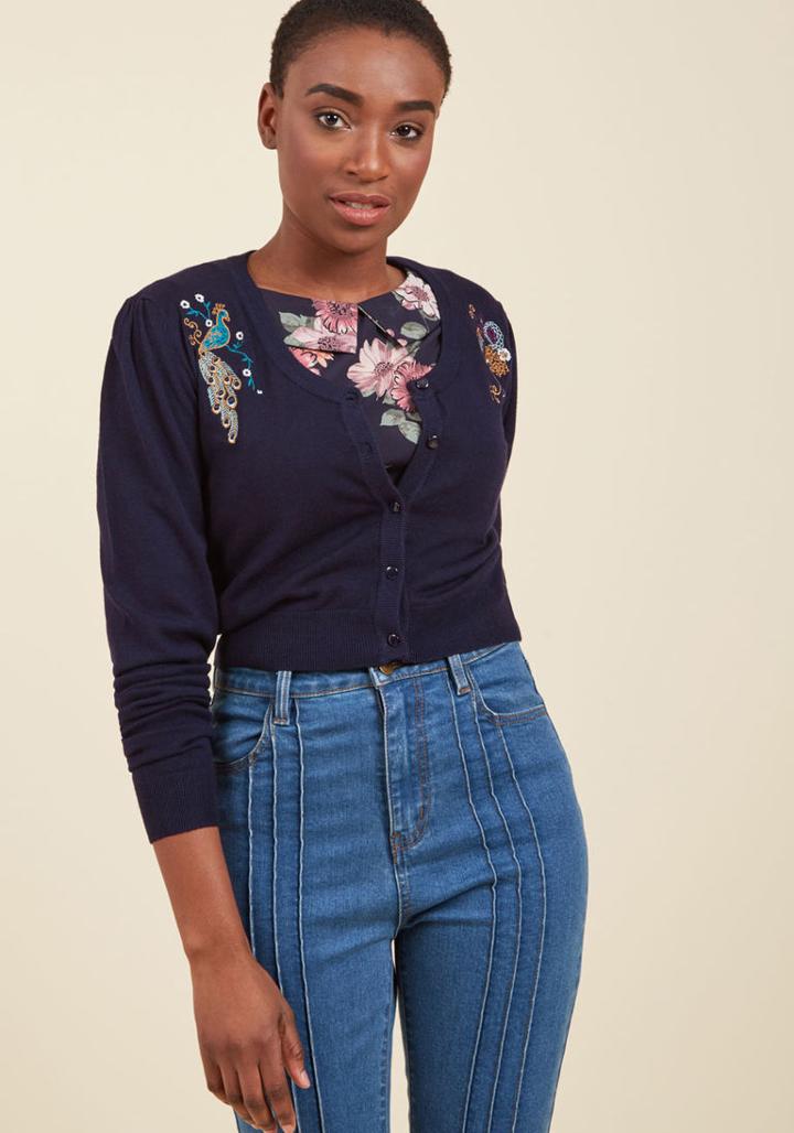  Stylish Sentiments Floral Cardigan In 2x
