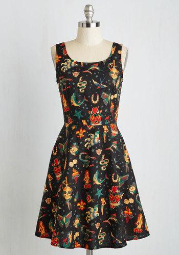Folterinc Let Me Ink About It Dress