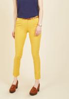 Modcloth Situationally Savvy Pants In Mustard In S