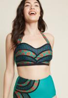 Highdivebymodcloth Set The Serene Bikini Top In Emerald In 2x