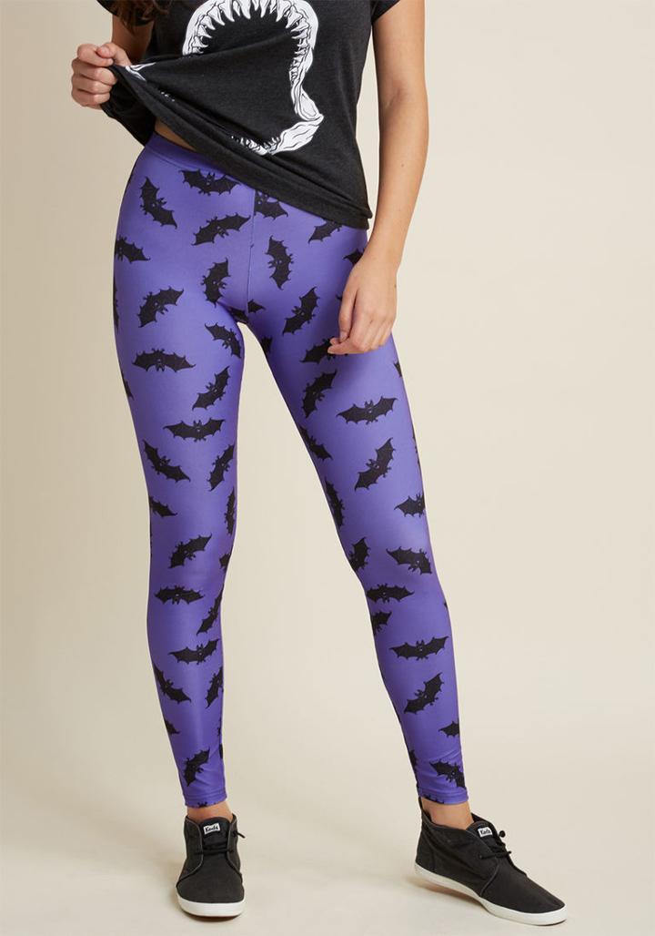 Modcloth Hedge Your Bats Leggings In M/l