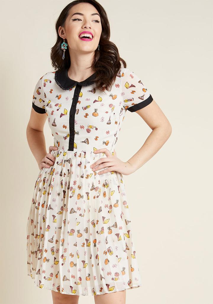 Modcloth Resolute Attribute Shirt Dress In M