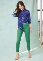  Sunny Spirit Button-up Top In Blue Beetles In 4x