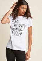 Modcloth You Can Slurp That Again Graphic T-shirt In M