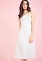 Wendybird The Way Love Grows Midi Dress In White In 16