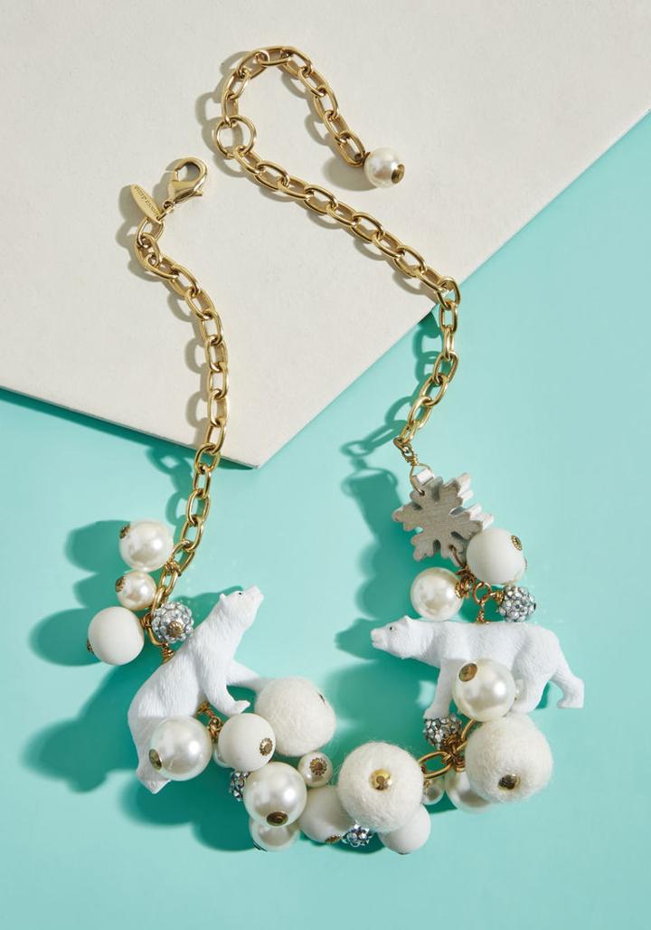 Lenoradame Lenora Dame Polar Panache Statement Necklace